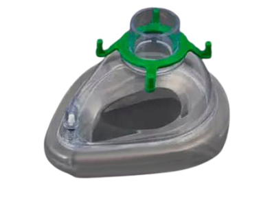 Маска з надувною манжетою одноразова №3 дитяча, Пласті-мед